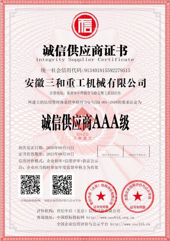 Business certificate